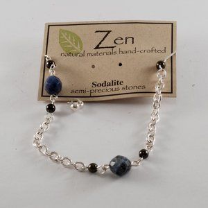 Zen Sodalite Bracelet Semi Precious Stone